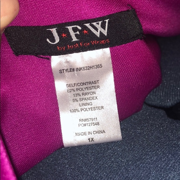 Super cute JFW Peplum style dress! XL/1X - Picture 5 of 5